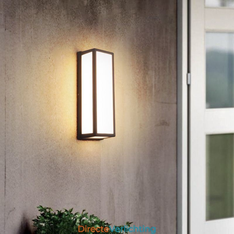 Rechthoekige wandlamp moderne waterdichte villa veranda wandlamp