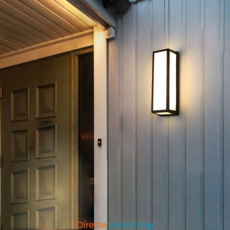 Rechthoekige wandlamp moderne waterdichte villa veranda wandlamp