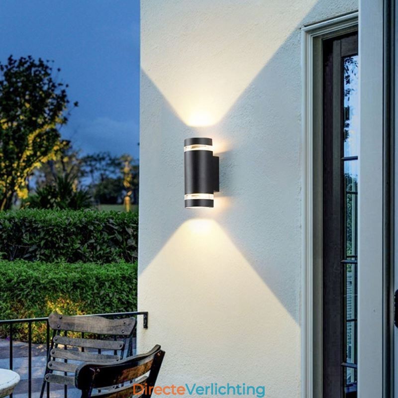 Wandlamp Waterdicht Up Down Aluminium Dubbele Kop Wandlamp