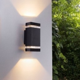 Eenvoudige aluminium wandlampen, waterdichte wandlamp, binnenplaats, veranda