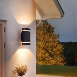 Eenvoudige aluminium wandlampen, waterdichte wandlamp, binnenplaats, veranda