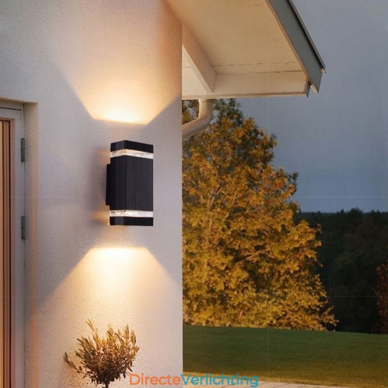 Eenvoudige aluminium wandlampen, waterdichte wandlamp, binnenplaats, veranda