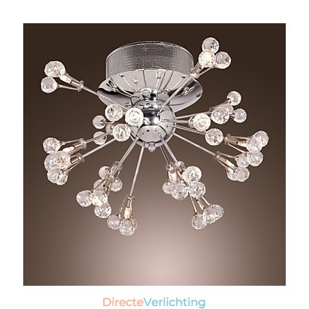 Moderne eigentijdse kristalchroom metalen inbouw Moderne eigentijdse kristalchroom metalen inbouw