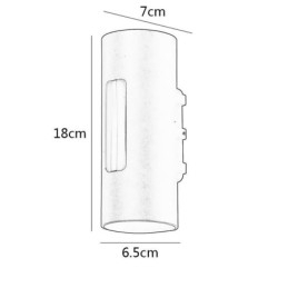 Waterdichte wandlamp aluminium wandlamp binnenplaats