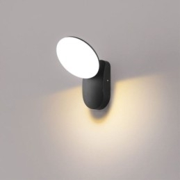Moderne minimalistische aluminium lamp tuin waterdichte halve maan wandlamp