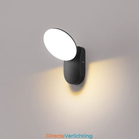 Moderne minimalistische aluminium lamp tuin waterdichte halve maan wandlamp Moderne minimalistische aluminium lamp tuin waterdichte halve maan wandlamp
