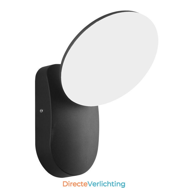 Moderne minimalistische aluminium lamp tuin waterdichte halve maan wandlamp