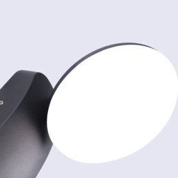 Moderne minimalistische aluminium lamp tuin waterdichte halve maan wandlamp