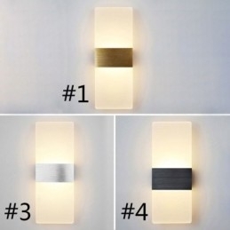 Minimalistische moderne wandlampen nachtkastje gangpad trappen keuken flats lampen