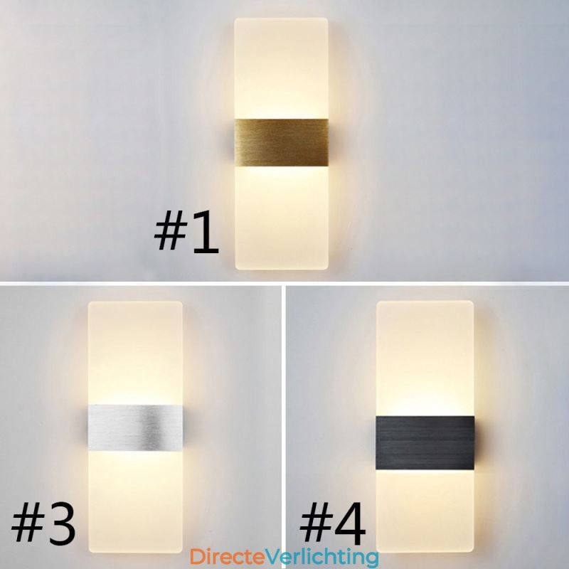 Minimalistische moderne wandlampen nachtkastje gangpad trappen keuken flats lampen
