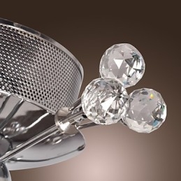 Moderne eigentijdse kristalchroom metalen inbouw