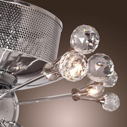 Moderne eigentijdse kristalchroom metalen inbouw