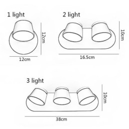 Moderne Wandlamp Draaibare Wandlamp Aluminium