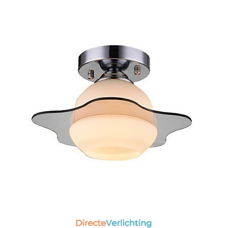 Moderne plafondlamp inbouw 1 lichts eigentijds metaal Moderne plafondlamp inbouw 1 lichts eigentijds metaal