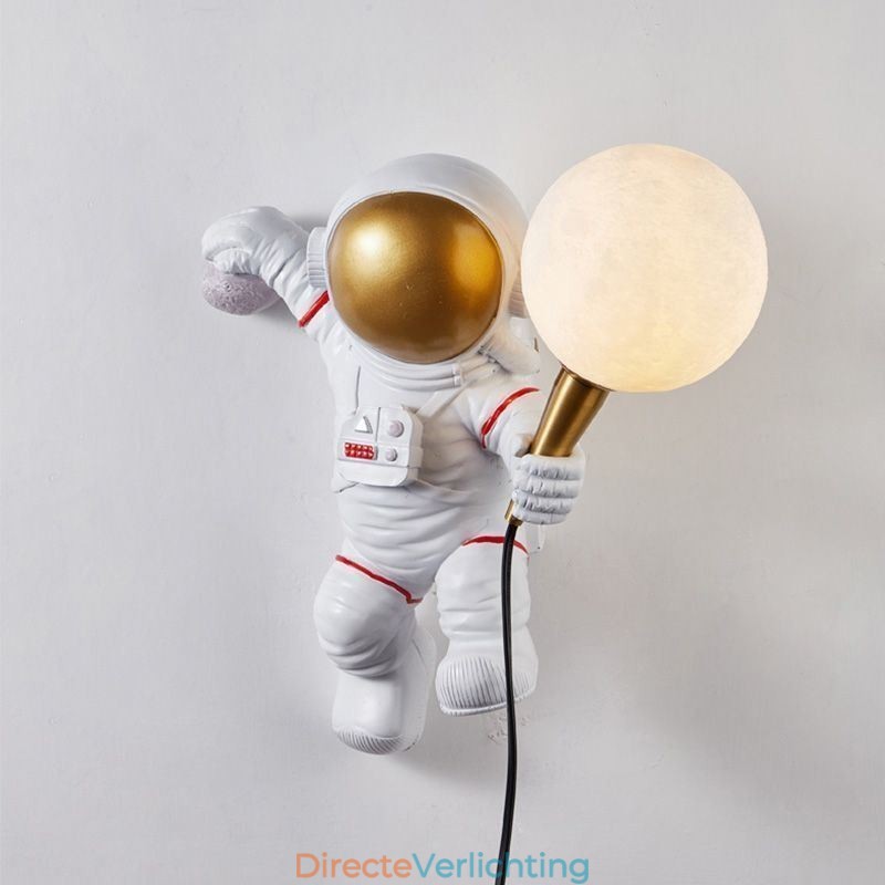 Moderne wandlamp Creatieve astronaut Hars wandlamp Kinderen