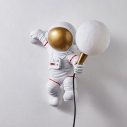 Moderne wandlamp Creatieve astronaut Hars wandlamp Kinderen