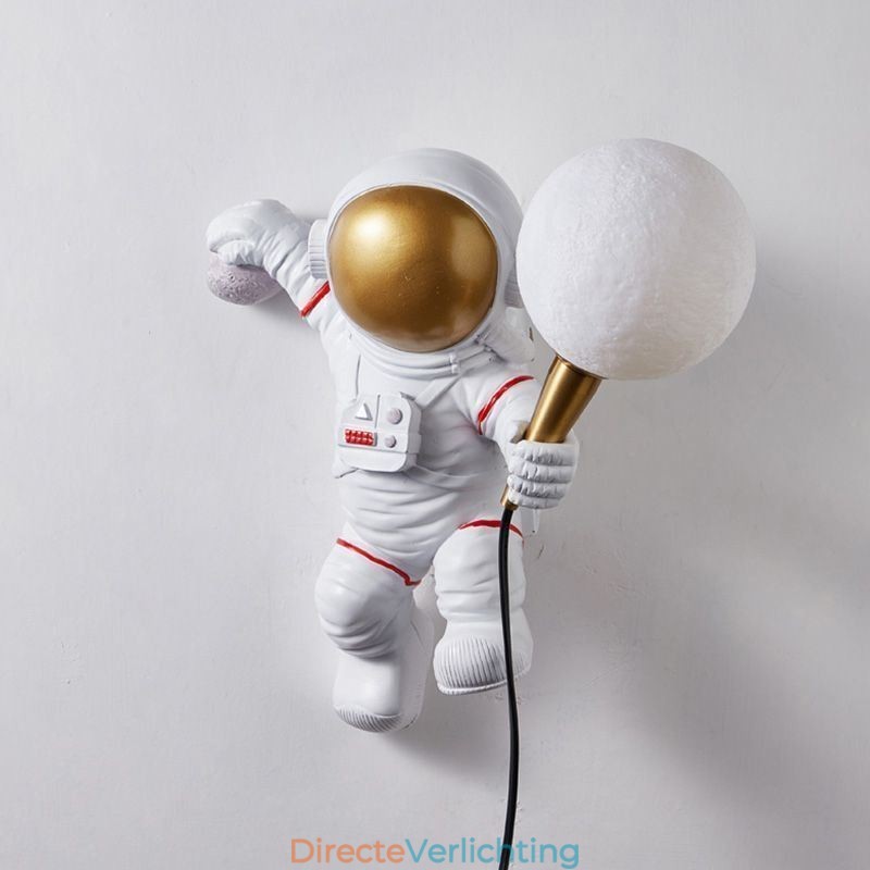 Moderne wandlamp Creatieve astronaut Hars wandlamp Kinderen