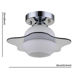 Moderne plafondlamp inbouw 1 lichts eigentijds metaal
