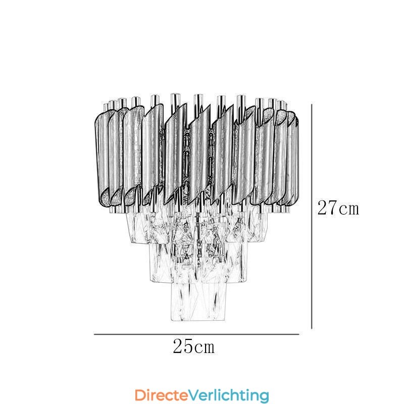Moderne wandlamp lampen creativiteit kristallen wandlamp