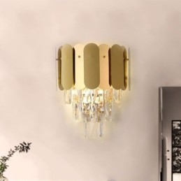 Moderne kristallen wandlamp Wandlamp Armaturen Nachtkastje