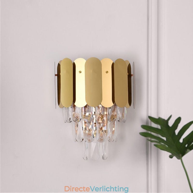 Moderne kristallen wandlamp Wandlamp Armaturen Nachtkastje