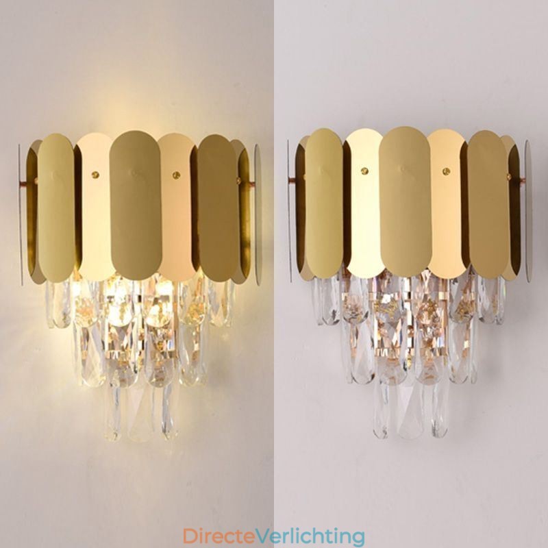Moderne kristallen wandlamp Wandlamp Armaturen Nachtkastje