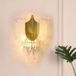 Kristallen wandlamp moderne wandlamp 2X basis