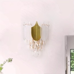 Kristallen wandlamp moderne wandlamp 2X basis
