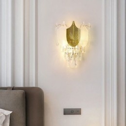 Kristallen wandlamp moderne wandlamp 2X basis