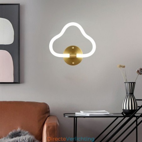 Wolkvormige wandlamp kunst decoratieve verlichting