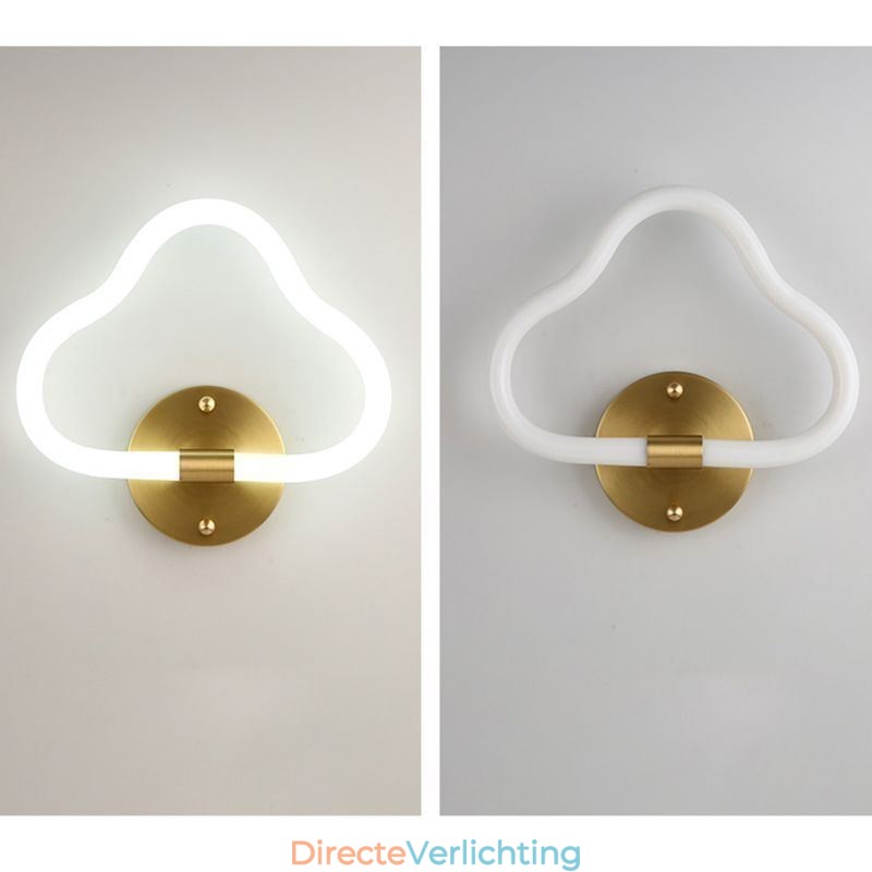 Wolkvormige wandlamp kunst decoratieve verlichting