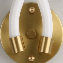 Moderne wandlamp Creativiteit Wandlamp Koper Schapenhoorn 2 Lampen