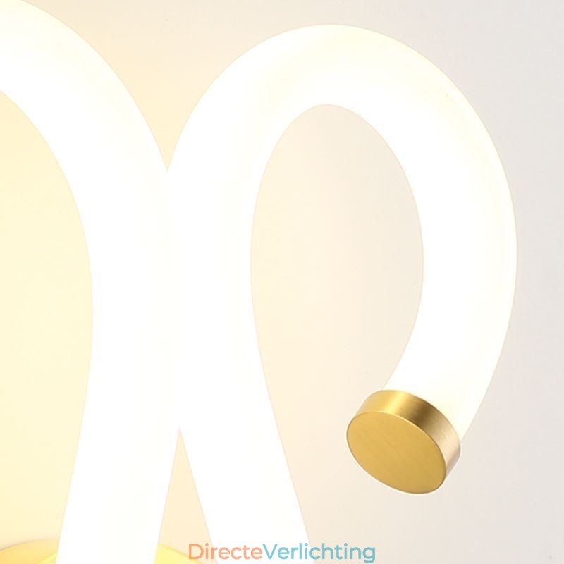 Moderne wandlamp Creativiteit Wandlamp Koper Schapenhoorn 2 Lampen
