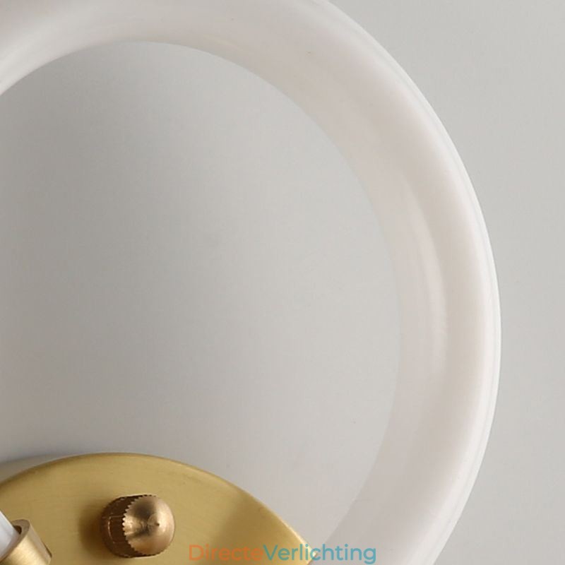 Moderne wandlampen Ronde ringwandlampen Driekleurige dimfunctie
