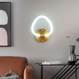 Moderne wandlamp in hartvorm voor binnen