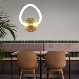 Moderne wandlamp in hartvorm voor binnen