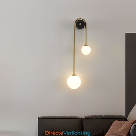 Globe Glazen Wandlamp Verlichting Moderne Messing Wandlamp Globe Glazen Wandlamp Verlichting Moderne Messing Wandlamp