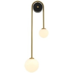 Globe Glazen Wandlamp Verlichting Moderne Messing Wandlamp