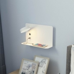 Wandlamp Draaibare Wandlamp met USB-oplaadpoort