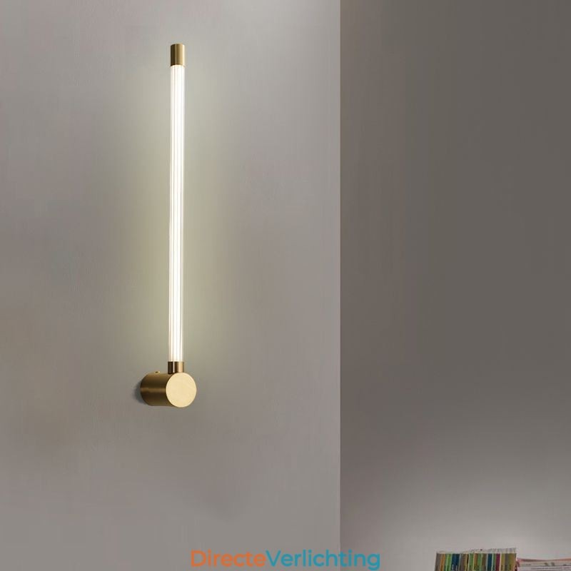 Messing wandlamp moderne acryl strip wandlamp