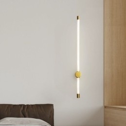 Messing wandlamp moderne acryl strip wandlamp