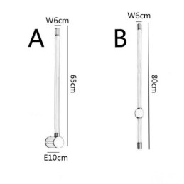 Messing wandlamp moderne acryl strip wandlamp