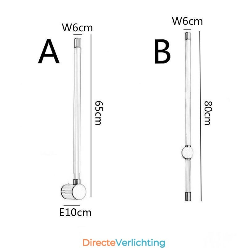 Messing wandlamp moderne acryl strip wandlamp