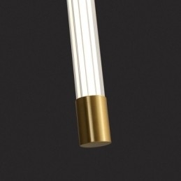 Messing wandlamp moderne acryl strip wandlamp