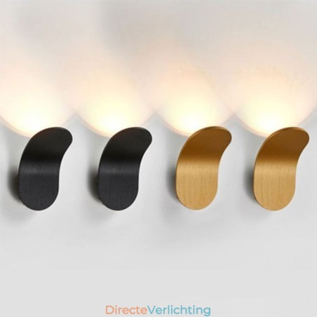 Minimalistische aluminium wandlamp Minimalistische aluminium wandlamp