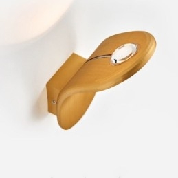 Minimalistische aluminium wandlamp