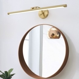 Nordic Mirror Front Light Messing Acryl Wandlamp