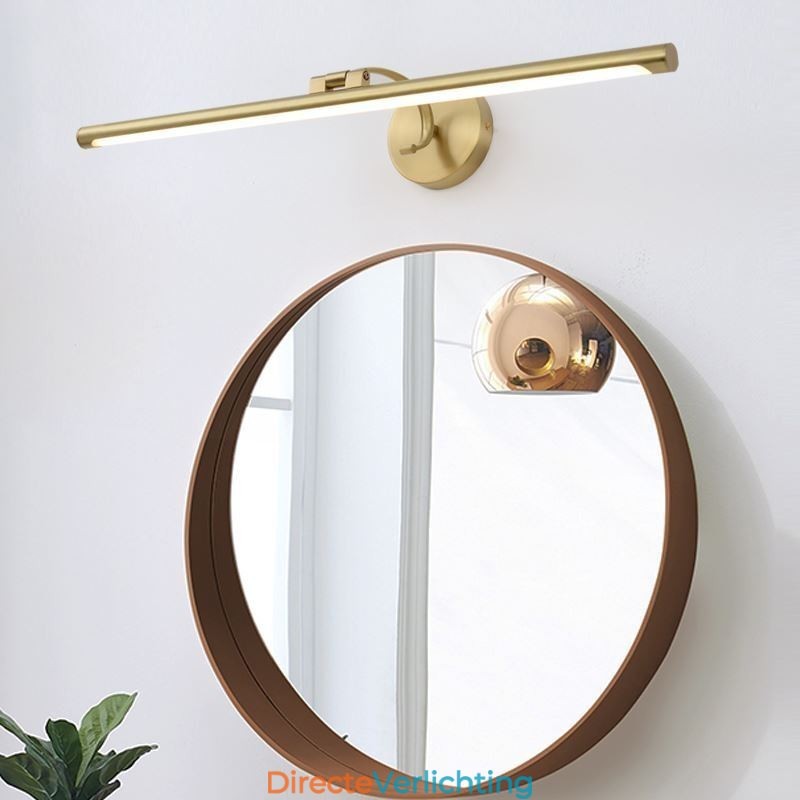 Nordic Mirror Front Light Messing Acryl Wandlamp
