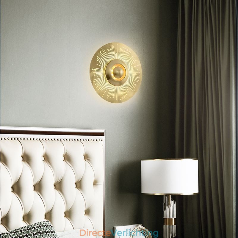 Nordic messing wandlamp holle ronde vorm wandlamp