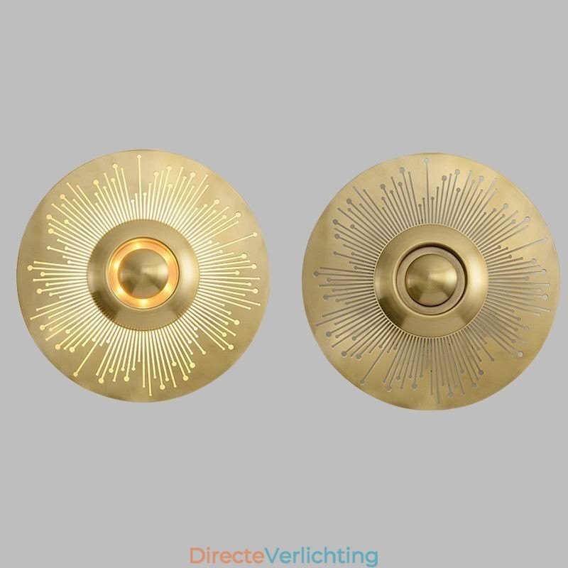 Nordic messing wandlamp holle ronde vorm wandlamp